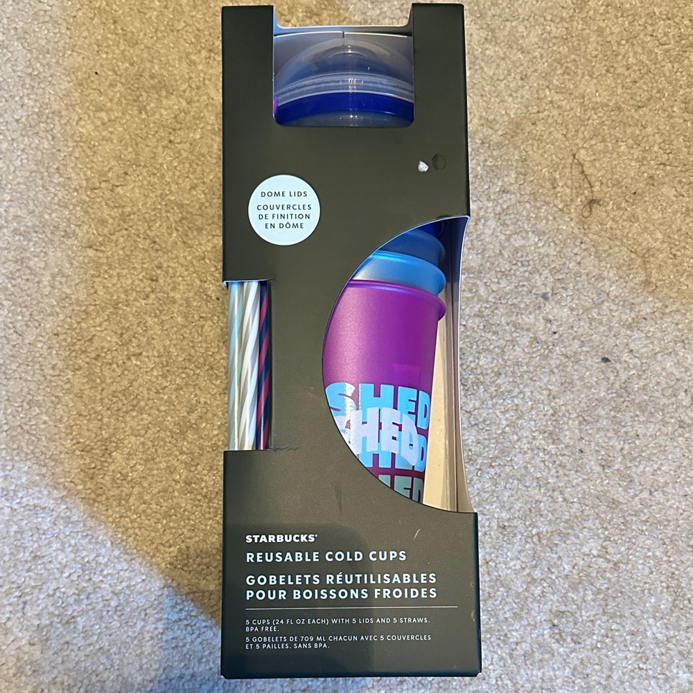 Starbucks Reusable Cold Cups 5 pack